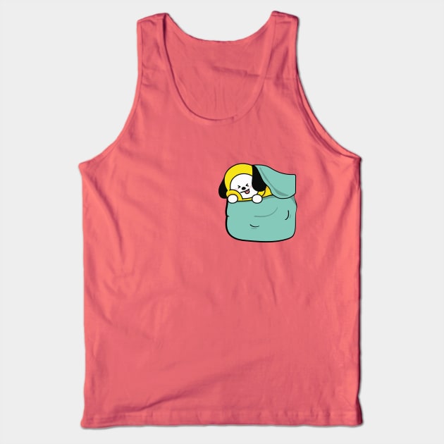 CHIMMY IN A POCKET (BT21) Tank Top by goldiecloset